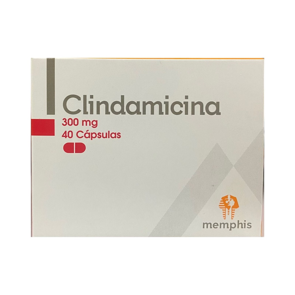 Clindamicina 300 Mg Caja x 40 Capsulas Und (Memphis)