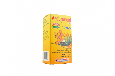 Asobroncol Nf (Guayacolato+Dextrometorfano) Jarabe Frasco 120 Ml Und (Rociphar)