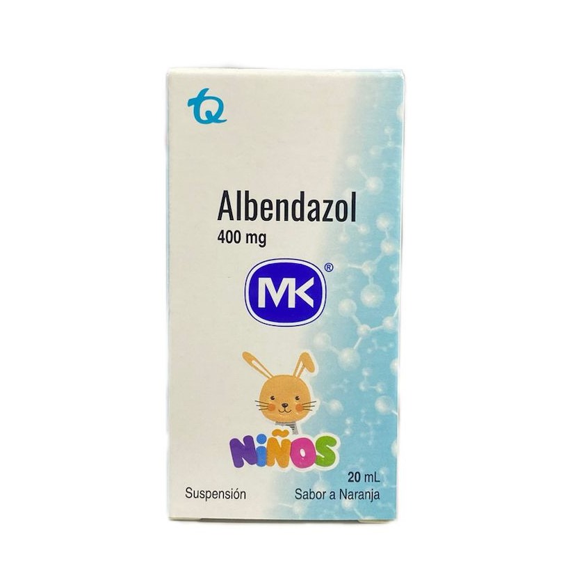 Albendazol 400 Mg Suspension Oral Fco X 20 Ml Und (Tecnoquimicas)