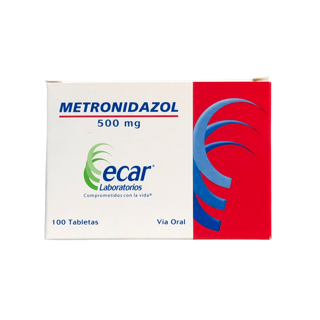 Metronidazol 500 Mg Caja x 100 Tabletas (Ecar)