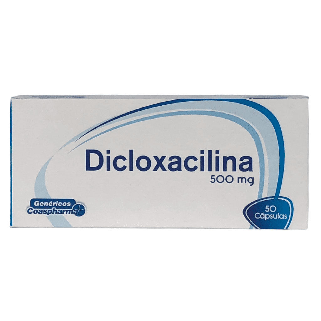 Dicloxacilina 500 Mg Caja x 50 Capsulas Und (Coaspharma)