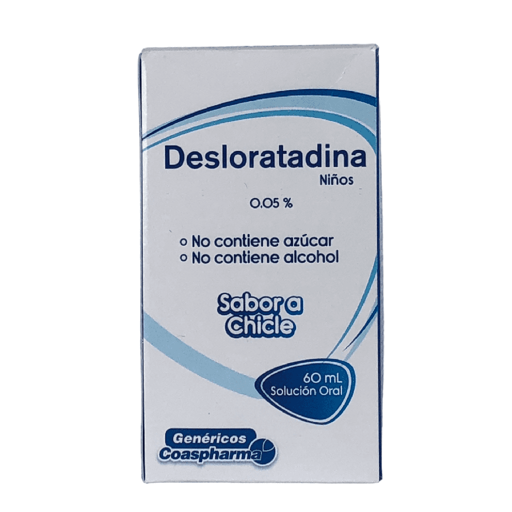 Desloratadina 0.05 % Jarabe Frasco x 60 Ml Und (Coaspharma)
