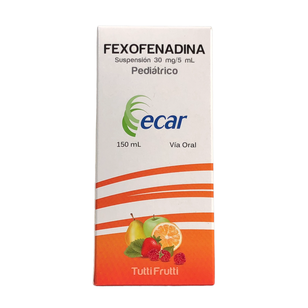 Fexofenadina Suspension 30 Mg/5 Ml Frasco x 150 Ml Und (Ecar)