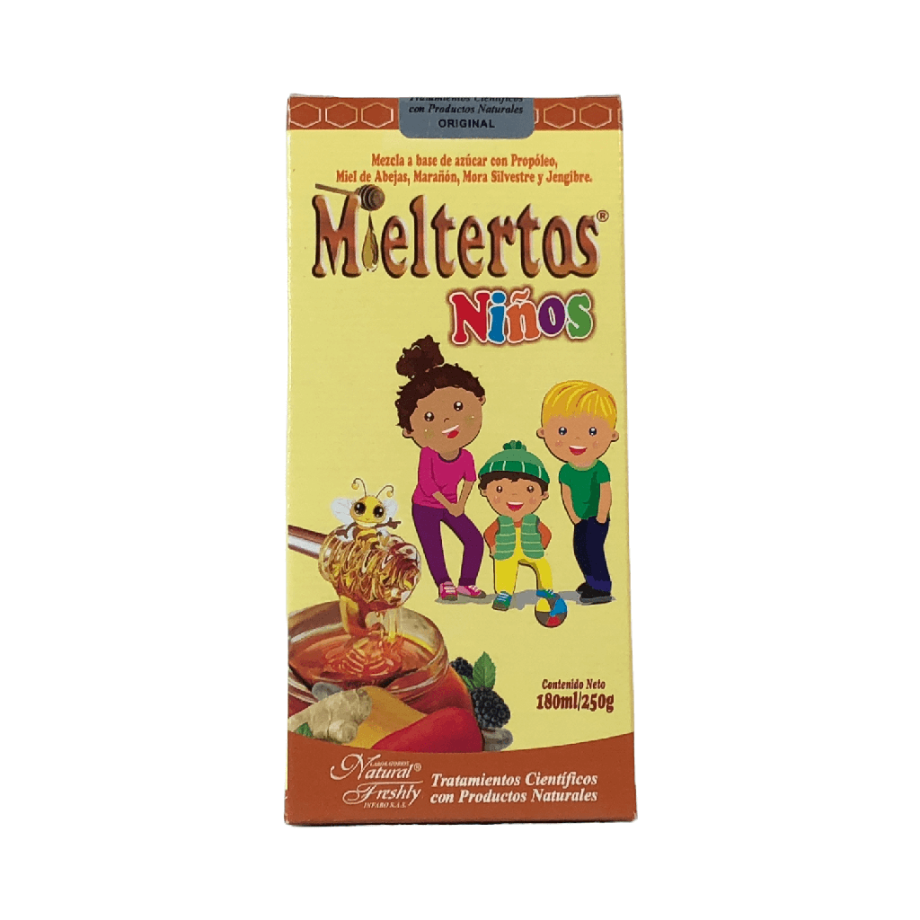 Mieltertos Niños Jarabe Frasco x 180 Ml/250G (Natural Freshly)