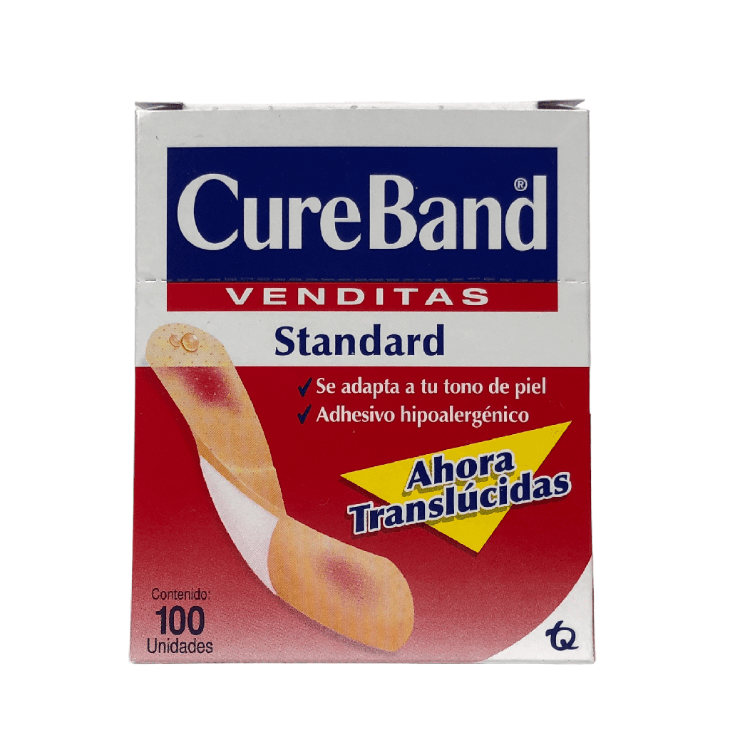 Curas Cureband Venditas Standa Caja x 100 Und (Tecnoquimicas)