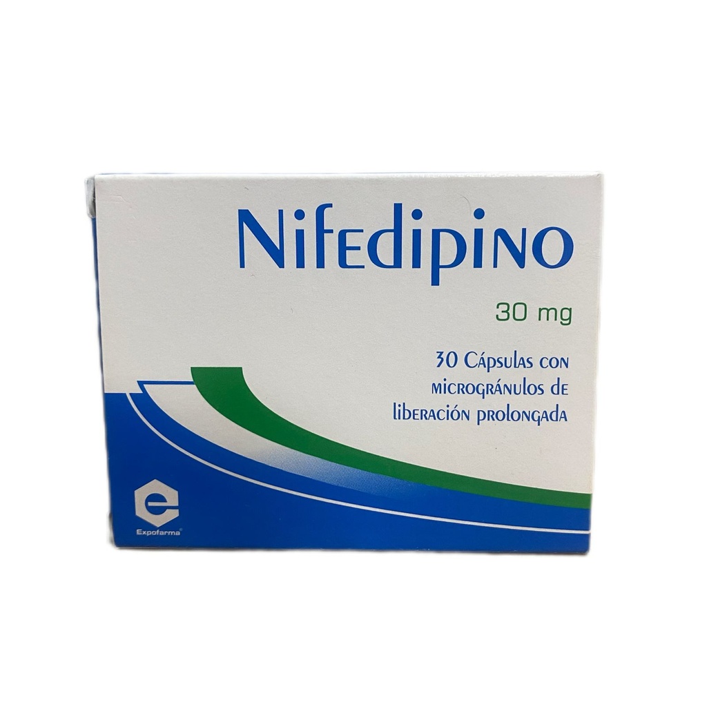 Nifedipino 30 Mg Caja x 30 Capsulas Und (Richmond)