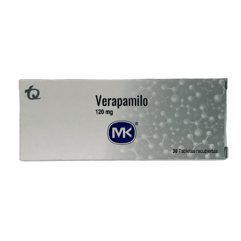 Verapamilo 120 Mg Caja x 30 Tabletas Und (Tecnoquimicas)