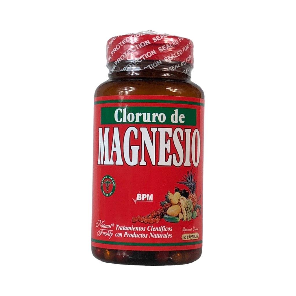 Cloruro De Magnesio Capsula Frasco  x 50 Und (Natural Freshly)