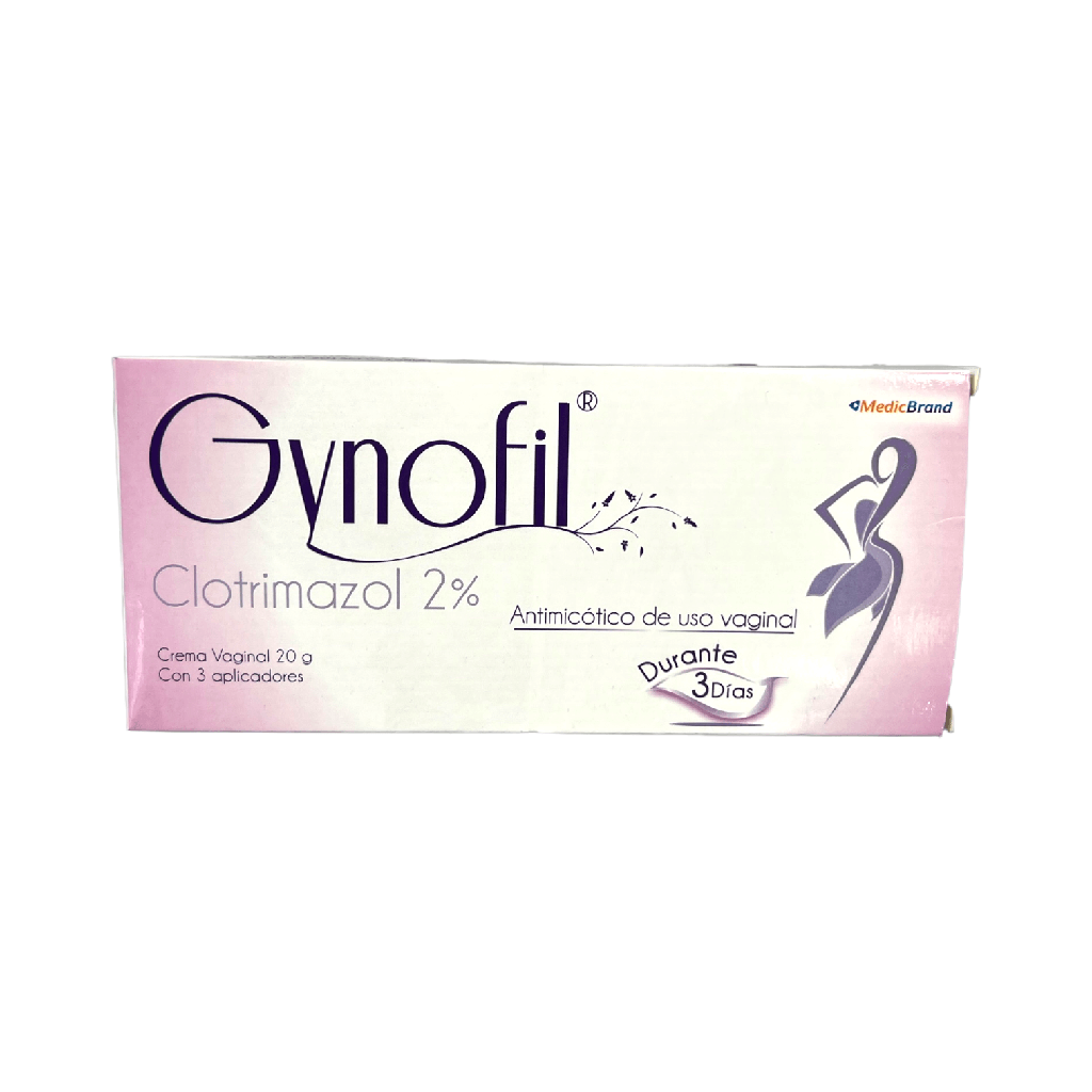 Gynofil (Clotrimazol) 2% Crema Vaginal Tubo x 20 Gr Und (Coaspharma)