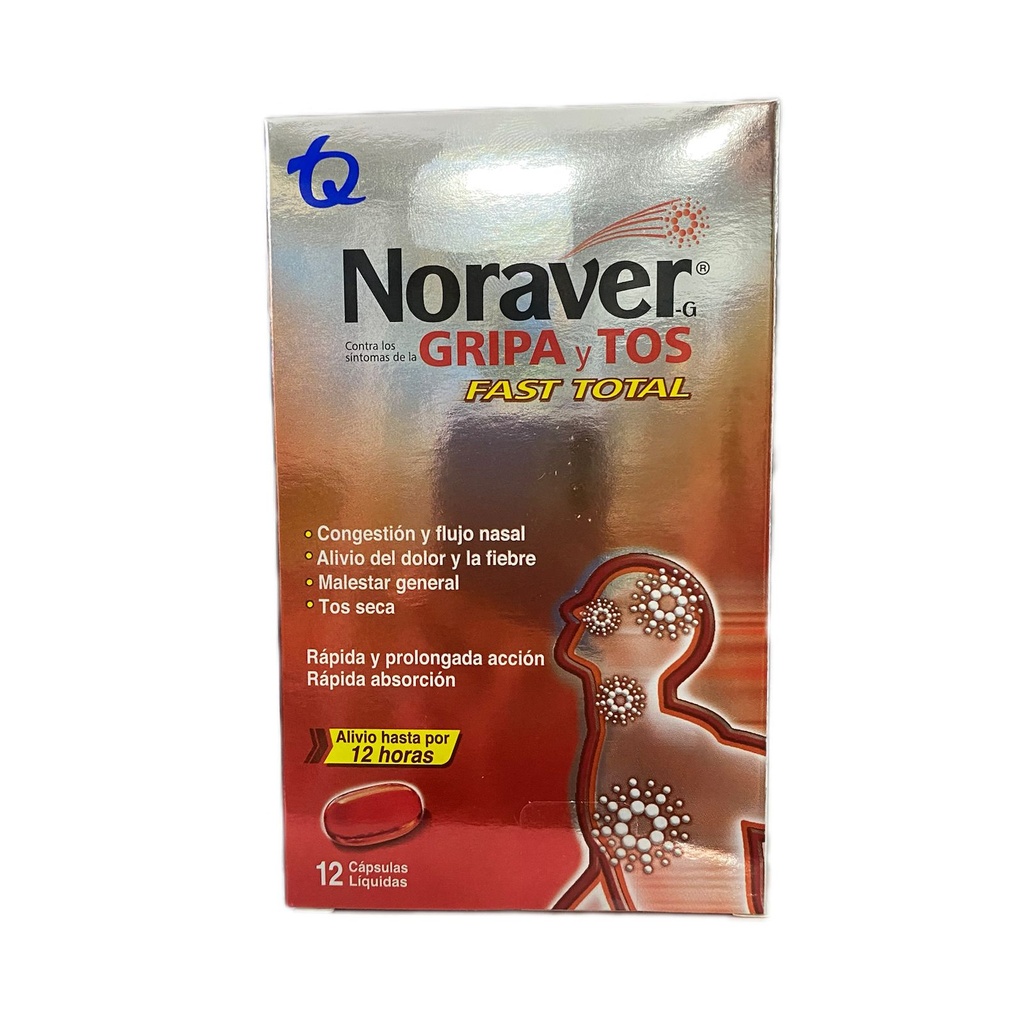 Noraver G Fast Capsula Blanda Caja X 12 Und (Tecnoquimicas)