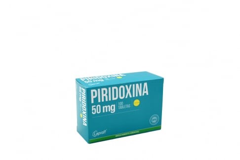 Piridoxina 50 Mg Tabletas Caja X 100 Und (Laproff)