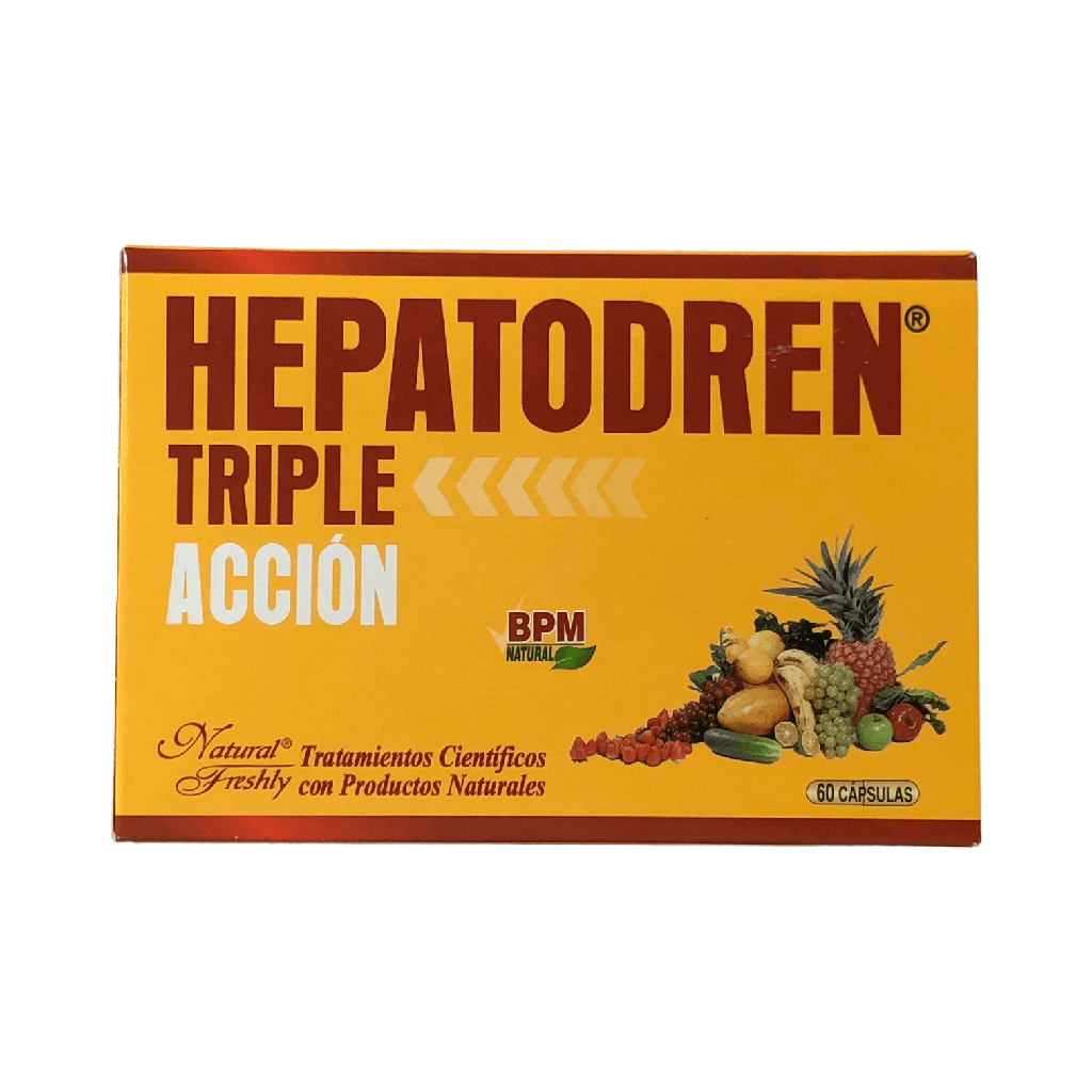 Hepatodren Drenador Hepatico Caja x 60 Capsulas (Natural Freshly)