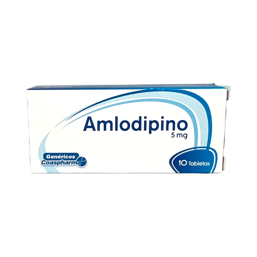 Amlodipino 5 Mg Tabletas Caja X 10 Und (Coaspharma) | Farmauno