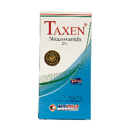 [7707186901451] Taxen (Nitazoxanida) 2% Suspension Oral Frasco x 30 Ml Und (Rociphar)