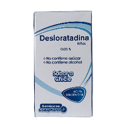 [7703712035768] Desloratadina 0.05 % Jarabe Frasco x 60 Ml Und (Coaspharma)