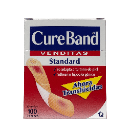 [7702136645003] Curas Cureband Venditas Standa Caja x 100 Und (Tecnoquimicas)