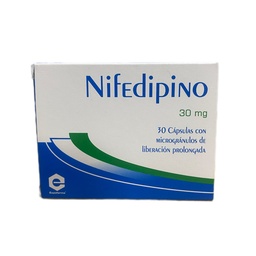 [7703432426297] Nifedipino 30 Mg Caja x 30 Capsulas Und (Richmond)