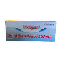 [7707019340105] Finapar (Albendazol) 200 Mg Caja x 2 Tabletas (Bioquifar)