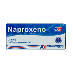 [7706569001443] Naproxeno 250 Mg Caja x 10 Tabletas (American Generics)