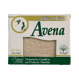 [7707232090528] Jabon de Avena Barra 90 Gr (Natural Freshly)