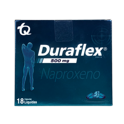 [7702057644109] Duraflex Forte(naproxeno)500 mg Caja x 18 Capsulas(Tecnoquimicas)