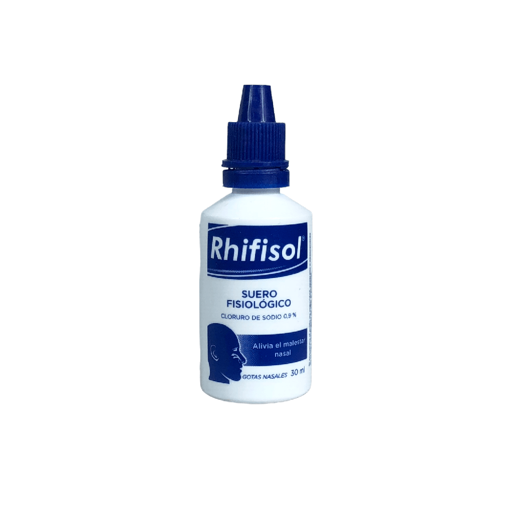 Rhifisol Suero Fisiológico Cloruro de Sodio 0.9% Gerco Frasco x 30 ml