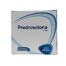 [7703712035355] Prednisolona 5 mg Caja x 300 Tabletas (Coaspharma)