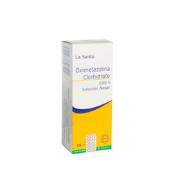 [7703763334025] Oximetazolina 0,025 % Solucion Nasal Frasco x 15 Ml Und (La Sante)