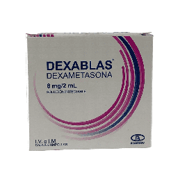 [7702896001231] Dexablas (Dexametasona)8 MG/1 ML Solucion Inyectable Caja x 5 Ampollas (Blaskov)