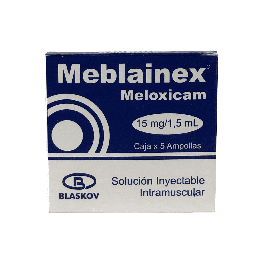 [7702896001774] Meblainex (Meloxicam)15 Mg/1.5 Ml Solucion Inyectable Caja x 5 Ampollas (Blaskov)