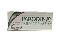 [7707341100040] Impodina (Desloratadina) 5 Mg Caja x 10 Tabletas (Comerlat)