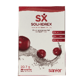 [7707177972712] Solhidrex Cereza (Sales De Rehidratacion) Caja x 30 Sobres (Labinco)