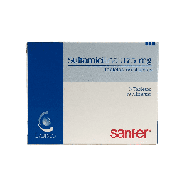 [7707177970534] Sultamicilina 375 Mg Caja x 10 Tabletas (Labinco)