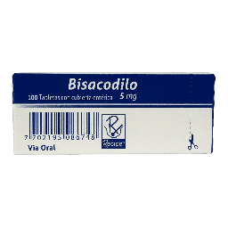 [7702195086748] Bisacodilo 5 Mg Caja x 100 Tabletas (Recipe)