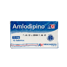 [7706569001344] Amlodipino 10 Mg Caja x 10 Tabletas (American Generics)