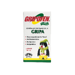 [7705753000682] Gripofen Niños (Acetaminofen+Fenilefrina+Clorfeniramina) Jarabe Frasco x 60 Ml (Lab.Seres)