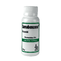 [7702195000058] Gamabenceno (Permetrina) Locion Topica Frasco x 60 Ml Unid. (Bussie OTC)