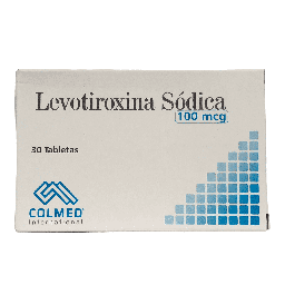 [7703153021696] Levotiroxina 100 Mcg Caja x 30 Tabletas (Colmed)