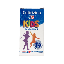 [7706569001474] Cetirizina Kids Jarabe Frasco x 60 ML (American Generics)