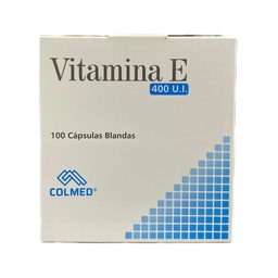 [7703153024796] Vitamina E 400 Ui Caja x 100 Capsulas Und (Colmed)