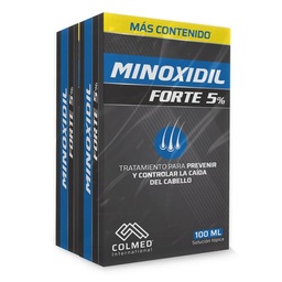 [7703153039172] Minoxidil Forte 5% Solucion Topica Frasco x 100 Ml Und (Colmed)