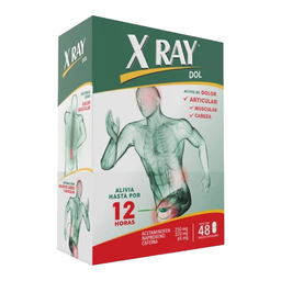 [650240028199] X Ray Dol (Acetaminofen+Naproxeno+Cafeina) Caja x 12 Tabletas (Genomma)