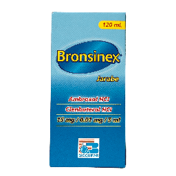 [7707019350227] Bronsinex Adultos (Ambroxol+Clenbuterol) Jarabe Frasco x 120 Ml (Bioquifar)