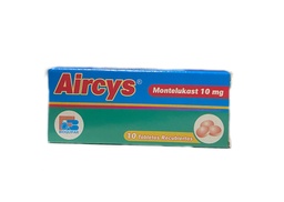 [7707019327328] Aircys (Montelukast) 10 Mg Caja x 10 Tabletas (Bioquifar)