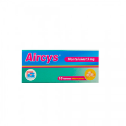 [7707019361322] Aircys (Montelukast) 5 Mg Caja x 10 Tabletas (Bioquifar)