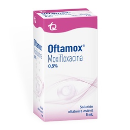 [7702057061272] Oftamox (Moxifloxacina) 0.5 % Solucion Oftalmica Frasco x 5 Ml Und (Tecnoquimicas)