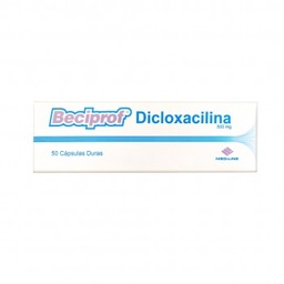 [7709990253566] Beciprof (Dicloxacilina) 500 Mg Caja x 50 Capsulas (Med-Line)