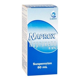 [7707177970022] Naprox (Naproxeno) 2.5 g Suspensión Oral Frasco x 80 Ml (Labinco)