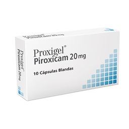 [7703153021610] Proxigel (Piroxicam) 20 Mg Caja x 10 Capsulas (Eurofarma)