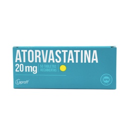 [7703038067597] Atorvastatina 20mg Caja x 50 Tabletas (Laproff)